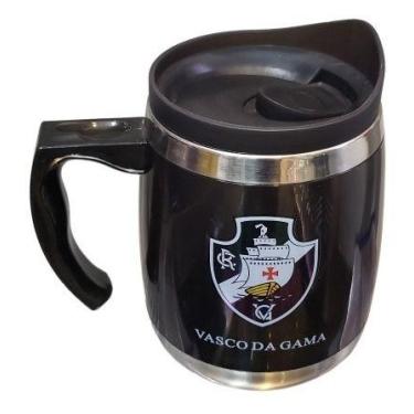 Imagem de Caneca Térmica Com Tampa Base Gorda 430ml - Vasco - Mileno