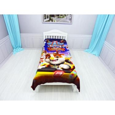 Imagem de Manta Solteiro Ultrasoft Patrulha Canina Natal Quentinha Estampa 3d - 