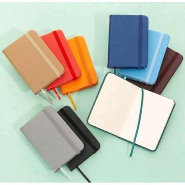 Imagem de Caderneta Sem Pauta, Sketchbook A5 14x21cm, Capa Dura Emborrachada, 160 Páginas, Papel Pólen Natural 80g, Sem Pauta, Com Elástico e Marcador, Preto