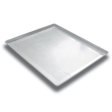 Imagem de Kit com 10 Assadeiras de Alumínio Perfurada Estampada  58 X 70 Imeca 0382