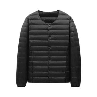 Imagem de Jaqueta Masculina Ultra Leve De Pluma Com Gola Redonda Forro Quente Ou