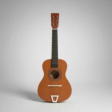 Imagem de Violão Infantil De Madeira Semi- Marrom