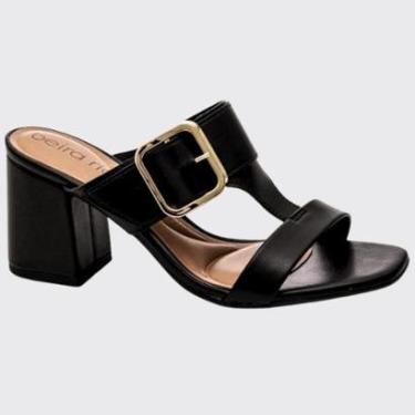 Imagem de Tamanco Slide Feminino Salto Grosso Conforto Beira Rio 8436.240.9569-Feminino