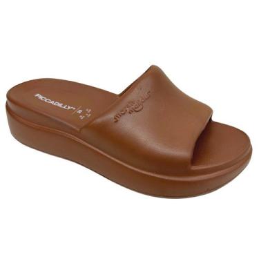 Imagem de Chinelo Piccadilly Marshmallow C238003 Slide Nuvem Eva Leve, Chocolate