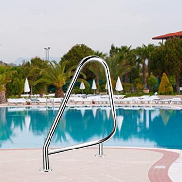 Imagem de KIDYBO Trilho de apoio para piscina, corrimão de spa, corrimão de segurança para piscina com acessórios de instalação, corrimãos de piscina para ambientes internos e externos