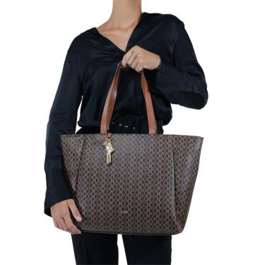 Imagem de Bolsa Feminina Shopping Bag Classe Couro 3260 Monograma