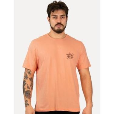 Imagem de Camiseta Individual Masculina Comfort Cadeira Bar Laranja Claro-Masculino