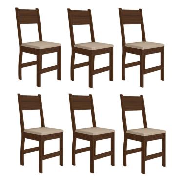 Imagem de Conjunto 6 Cadeiras Milano Poliman Moveis