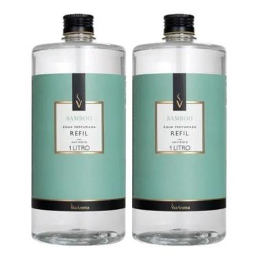 Imagem de Kit 02 Refil Água Perfumada Bamboo 1l - Via Aroma P Lingerie Calcinhas