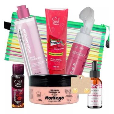 Imagem de Kit Skincare Luxo Sérum Facial Sabonete Mousse Rosa Mosqueta - nova av