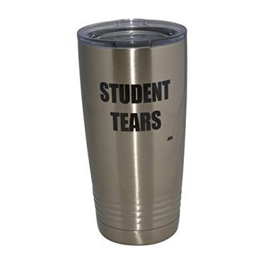Imagem de Rogue River Tactical Caneca de viagem Funny Teacher Student Tears 597 g com tampa isolada a vácuo, escola, professor, professor, educador, presente