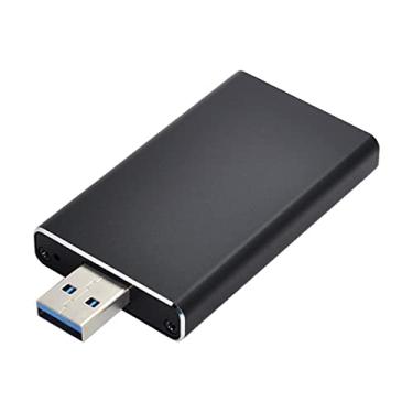Imagem de Cablecc Mini PCI-E mSATA para USB 3.0 SSD externo PCBA placa adaptadora com gabinete