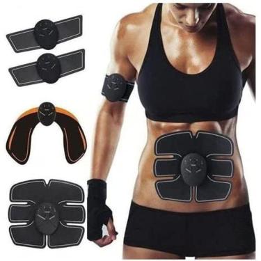 Imagem de Ems Tonificador Muscular Elétrico Abdominal + Bumbum Glúteos 4 Em 1