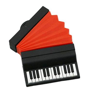 Imagem de 8GB Acordeão Modelo USB Flash Drive USB 3.0 Dispositivo Armazenamento USB Flash Disk USB Drive USB 3.0 Memory Stick USB Stick U Disk Pen Drive USB Flash Memory USB Disk Armazenamento Dados - Vermelho