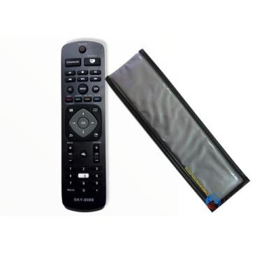 Imagem de Controle Para Tv Philips Urmt42Jhg008 / 500 Series + Capa - SKY