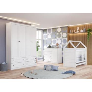 Imagem de Dormitório Infantil  Americano Branco - Henn - LM DECOR