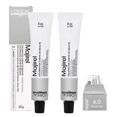 Imagem de Loreal Kit 2 Coloração Majirel 6.0 Louro Escuro Nat. Profundo 50g - Lo