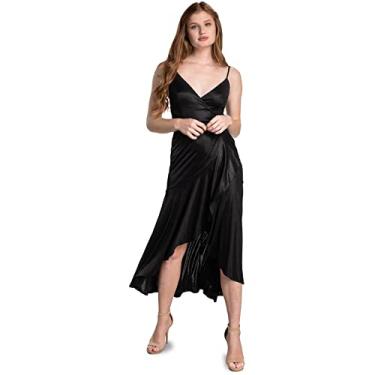 Imagem de Dress the Population Vestido longo colado ao corpo Salome, Preto, M