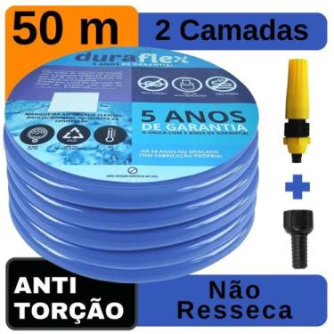 Imagem de Mangueira de Quintal Siliconada Azul 50 M DuraFlex