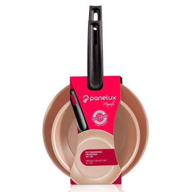 Imagem de Conjunto de Frigideiras Antiaderente 16 e 20cm Magnific Panelux Cereja