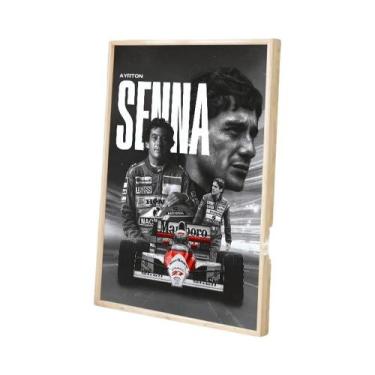 Imagem de Ayrton Senna Classic Vintage HD Qualidade Retro Wall Art Posters Para 