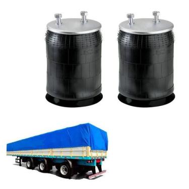 Imagem de Kit Bolsa Ar Suspensao Eixo Facchini Vanderleia Srf Completa - Suspent