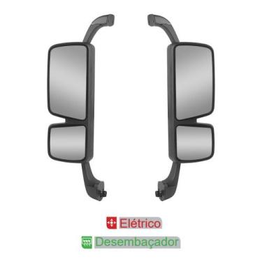 Imagem de Par Espelho Retrovisor p Actros 2019 Desembaçador Elétrico - Fabbof