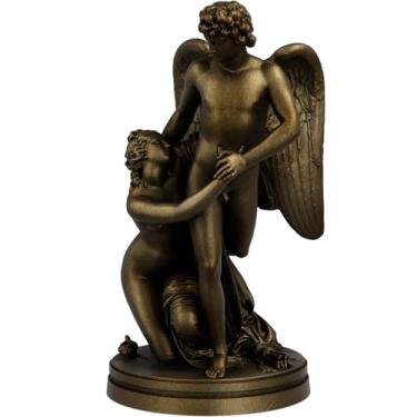 Imagem de Estátua Escultura Eros e Psique - Johan Tobias Sergel - Recriação (Cor Ouro Velho)