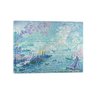 Imagem de Paul Signac Famosas Pinturas-Impressas em Tela-Porta 3-Moderno Pôster Decoração Sala de Estar e Quarto 20x25cm8x10in Tela Embrulhada