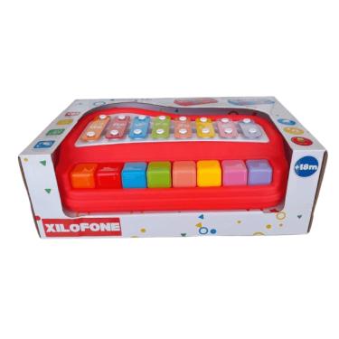 Imagem de Xilofone Musical - Vermelho HONGYAO