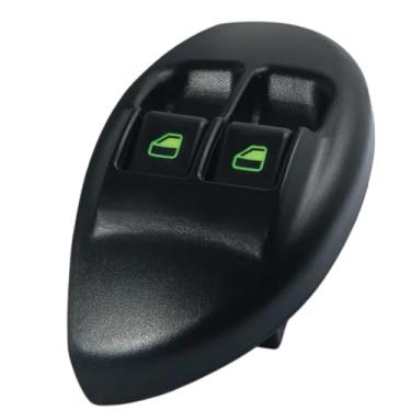 Imagem de Botão Interruptor Vidro Elétrico Duplo Palio 1996-2002 Verde Esquerdo