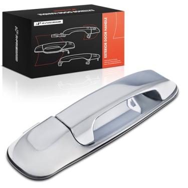 Imagem de A-Premium Maçaneta externa do lado do passageiro dianteiro compatível com Dodge Ram 1500 2002-2009, Ram 2500 3500 2003-2009, Dakota 2005-2010 e Ram Dakota 2011 e Mitsubishi Raider 2006-2009, prata