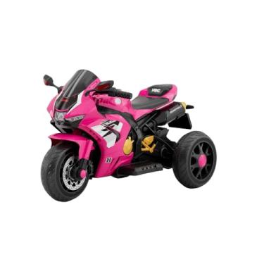 Imagem de Bang Toys - Moto Elétrica Infantil Edge Titan 12V - com Luzes de LED, Sons, Entrada USB/MP3, Bluetooth e Acelerador no Pedal - Suporta até 25kg - Cor Rosa
