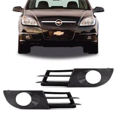 Imagem de Moldura Parachoque Grade Vectra 2006 07 2008 C/Furo Aux