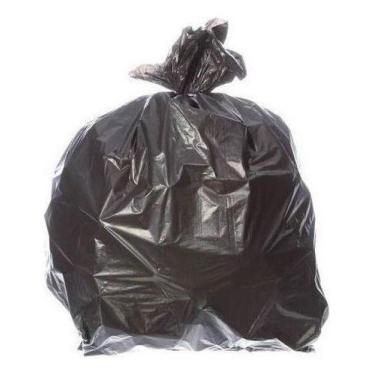 Imagem de Saco Para Lixo Com Capacidade De 40 Litros Preto Com 100un - Higipack