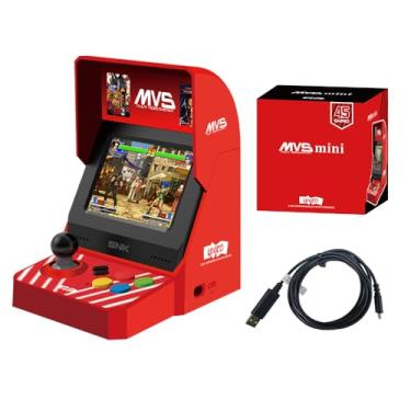 Imagem de NEOGEO MVS Mini Arcade Console - 45 Preloaded Classic SNK Games (KOF, Metal Slug, Samurai Shodown), 3.5" 4:3 TFT LCD, 2-Player Support, HDMI, ABS Plastic Retro Gaming Console for Adults & Kids