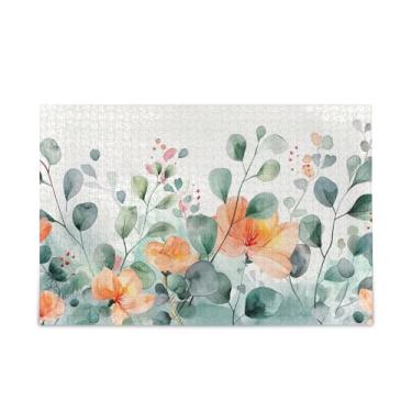 Imagem de WELLDAY Quebra-cabeça plantas e flores, 1000 peças, grande jogo de arte para adultos e adolescentes