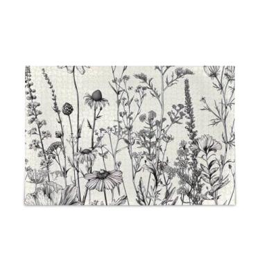 Imagem de WELLDAY Quebra-cabeça flores e plantas, 500 peças, grande jogo de arte para adultos e adolescentes