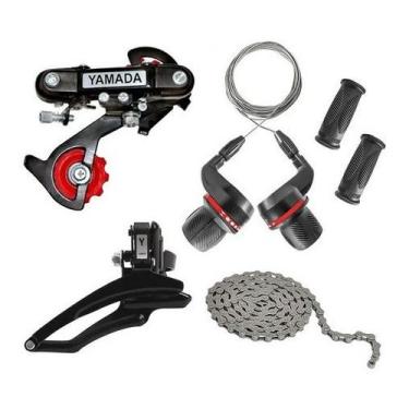 Imagem de Passador + Câmbio Traseiro + Diant Yamada + Corrente 21v S/g