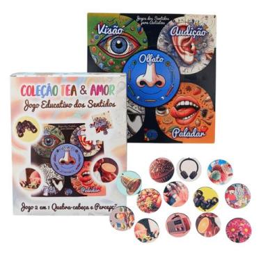 Imagem de Jogo Educativo Desperte Sentidos Interativo Em Mdf - Coleção Tea &Amp;