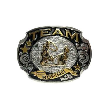 Imagem de Fivela Country Infantil Team Roping - MASTER, PRATEADO, UNICO