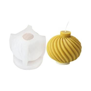 Imagem de Molde De Silicone Para Vela Em Forma De Bola Geométrica 3D, Redondo, A