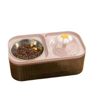 Imagem de Fonte Bebedouro Automático para Gatos e Cães, Comedouro com Capacidade de 3 Litros, Design Moderno(Rosa)