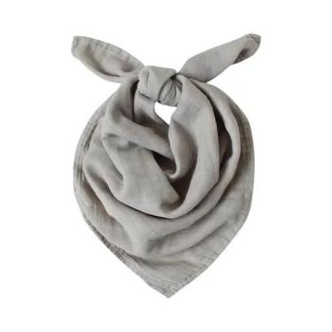 Imagem de Toalha De Bebê De Algodão Muslin De Bambu 60x60cm, Fraldas Multifuncio