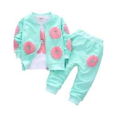 Imagem de Conjunto De Roupas De Inverno Para Meninas Bebês 1-4 Anos, Traje Espor