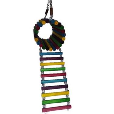 Imagem de Brinquedo Aves Roedores Playground Toca Casinha Ponte Escada