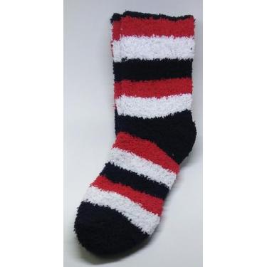 Imagem de Meia Feminina Longa Quente Cano Alto Felpuda - FELPUDÍSSIMA, Vermelho 