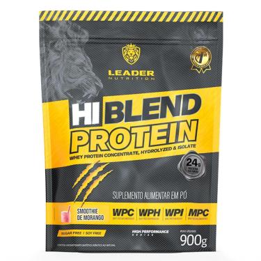 Imagem de Whey Protein Hi Blend Protein 900g Leader Nutrition WPC WPH WPI-Unissex
