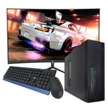 Imagem de Computador Pc Slim I5 16gb Ram Ssd 960gb Monitor 31.5 Curvo - Preto - 