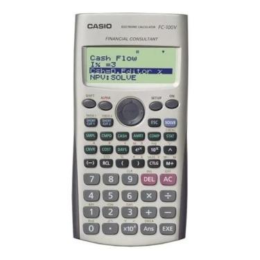 Imagem de Calculadora financeira Casio 12 dígitos FC100v S Cor Bege